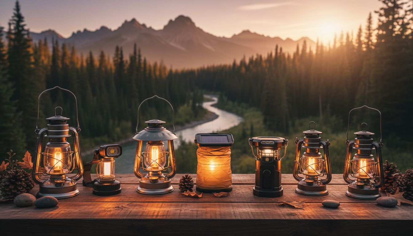 おすすめランタン8選｜比較表のイメージ