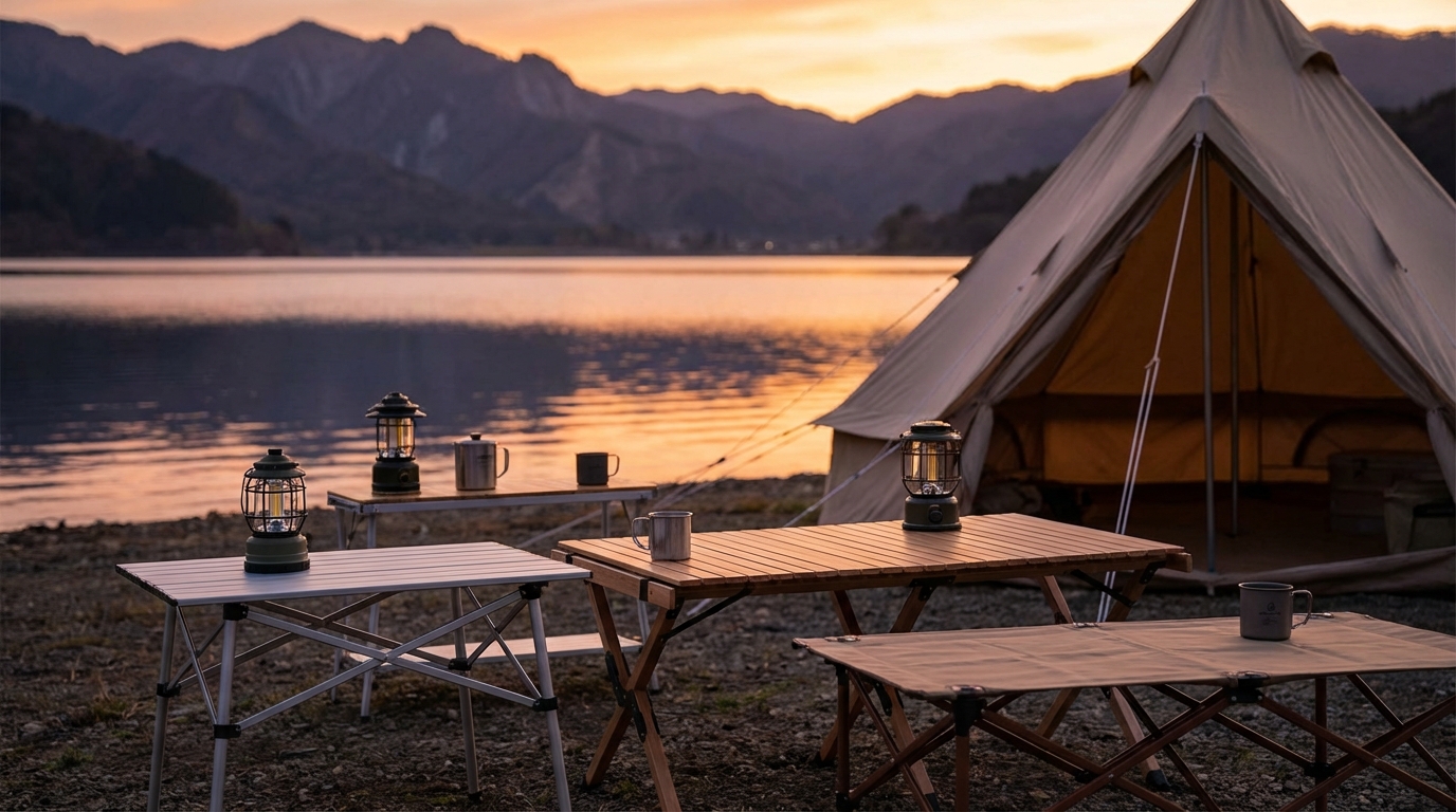 競合商品との比較:価格帯別おすすめテーブルのイメージ