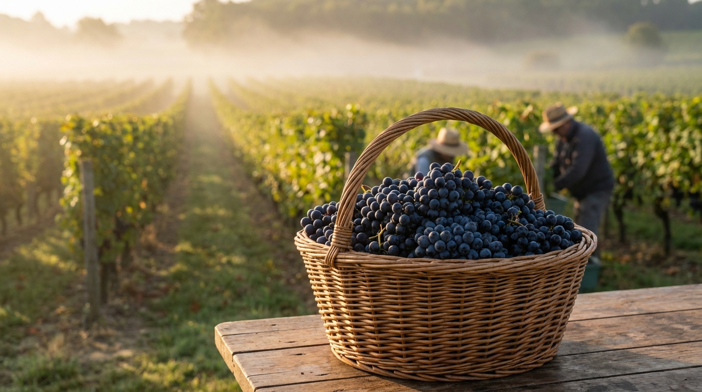 味わいの違い: ブレンドの王 vs 単一品種の極みのイメージ