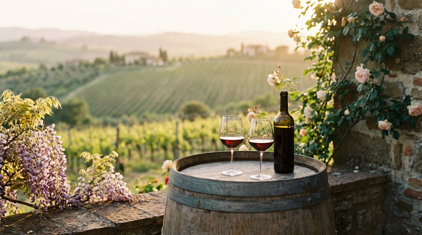 イタリア: トスカーナの丘陵と南イタリアの火山性土壌のイメージ