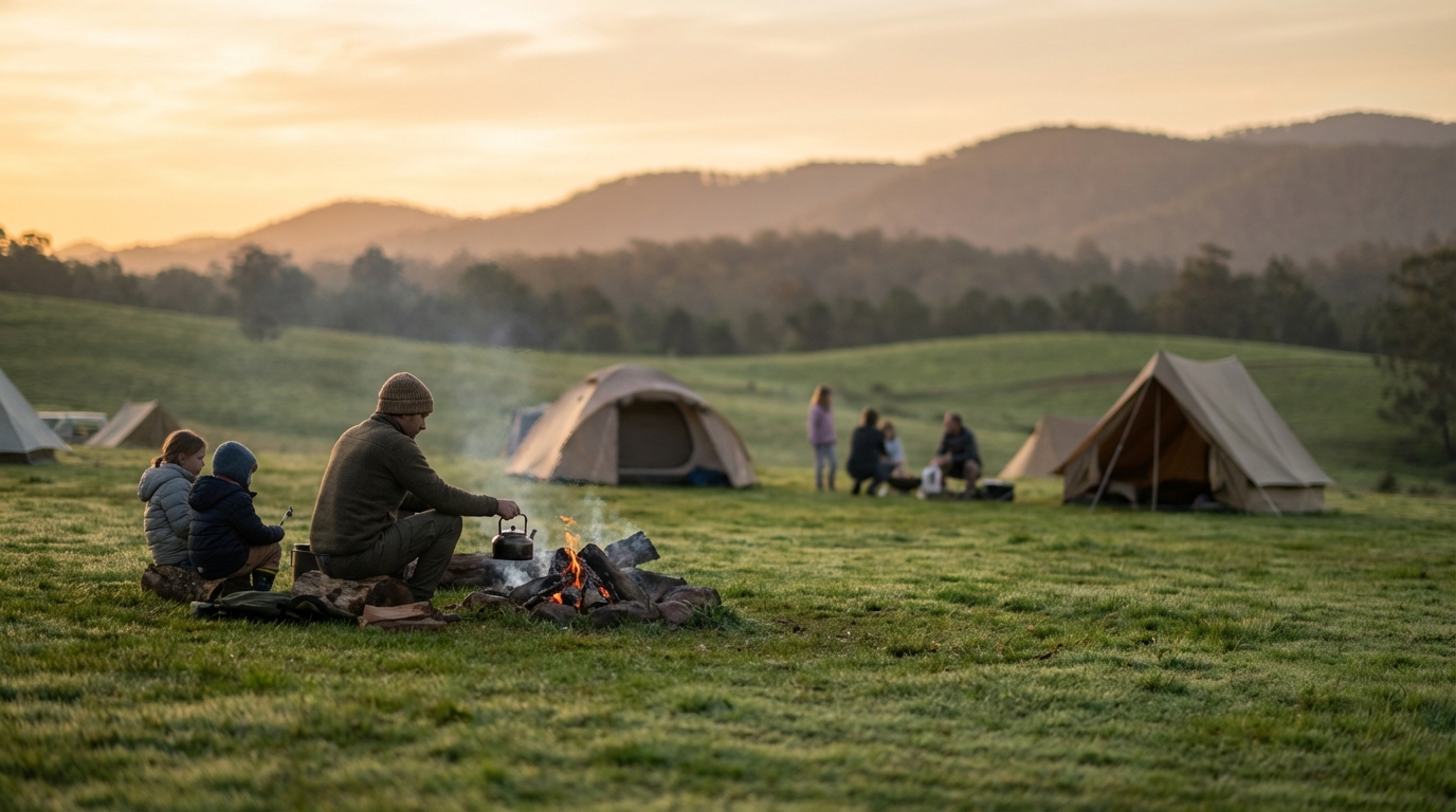 【実践編】ファミリーキャンプ 焚き火の始め方・選び方 のイメージ