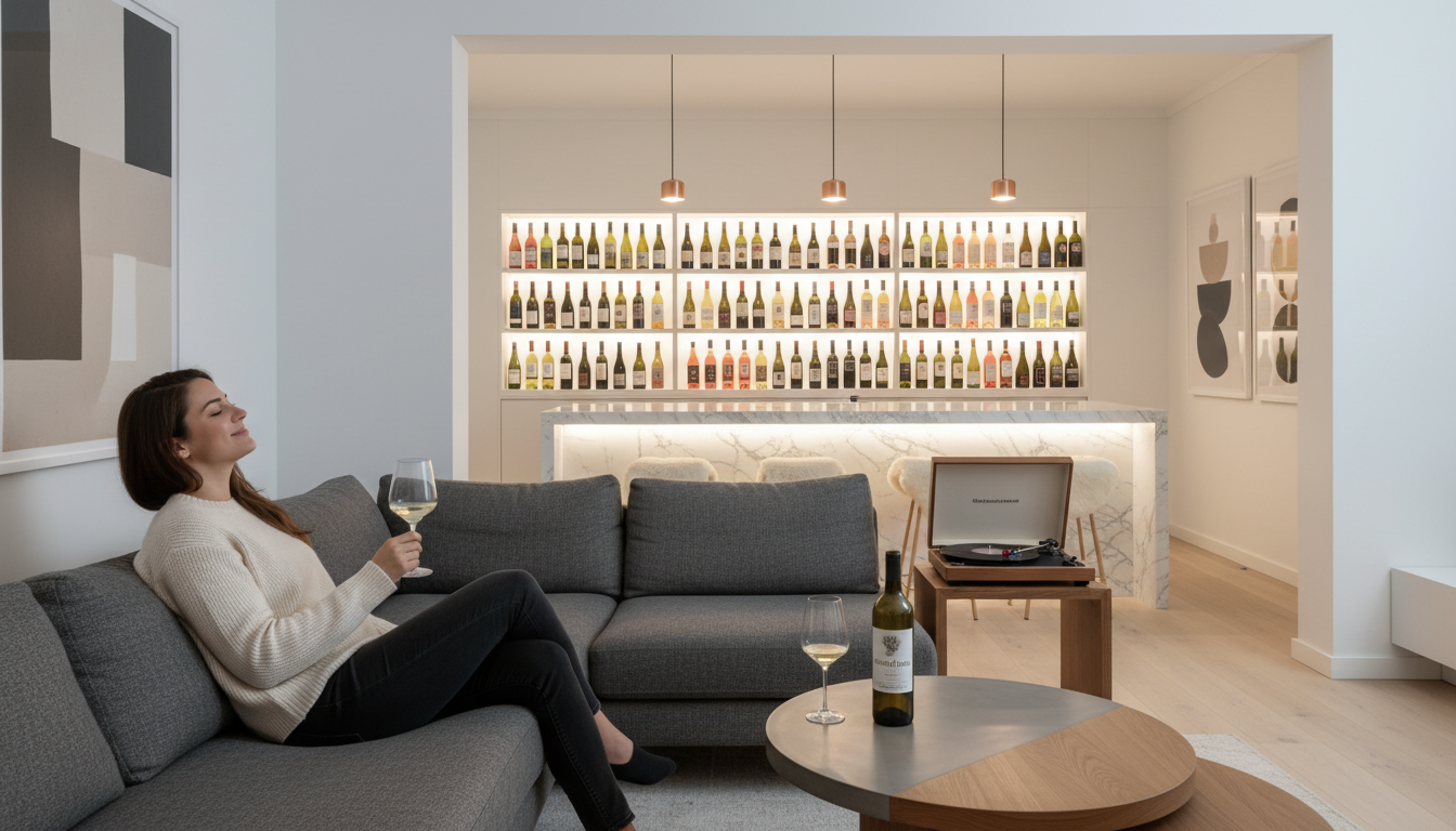 カジュアルに自宅で