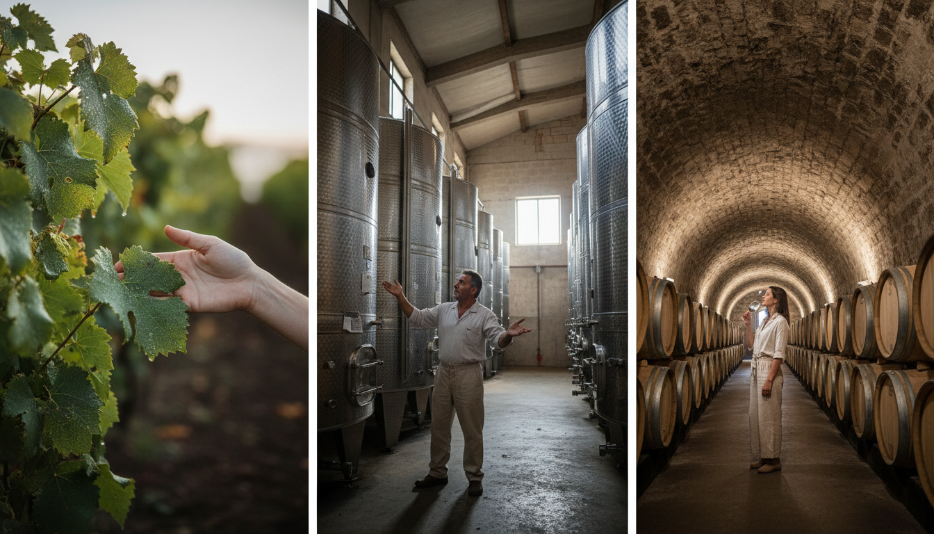 ワイナリー訪問で産地を体感